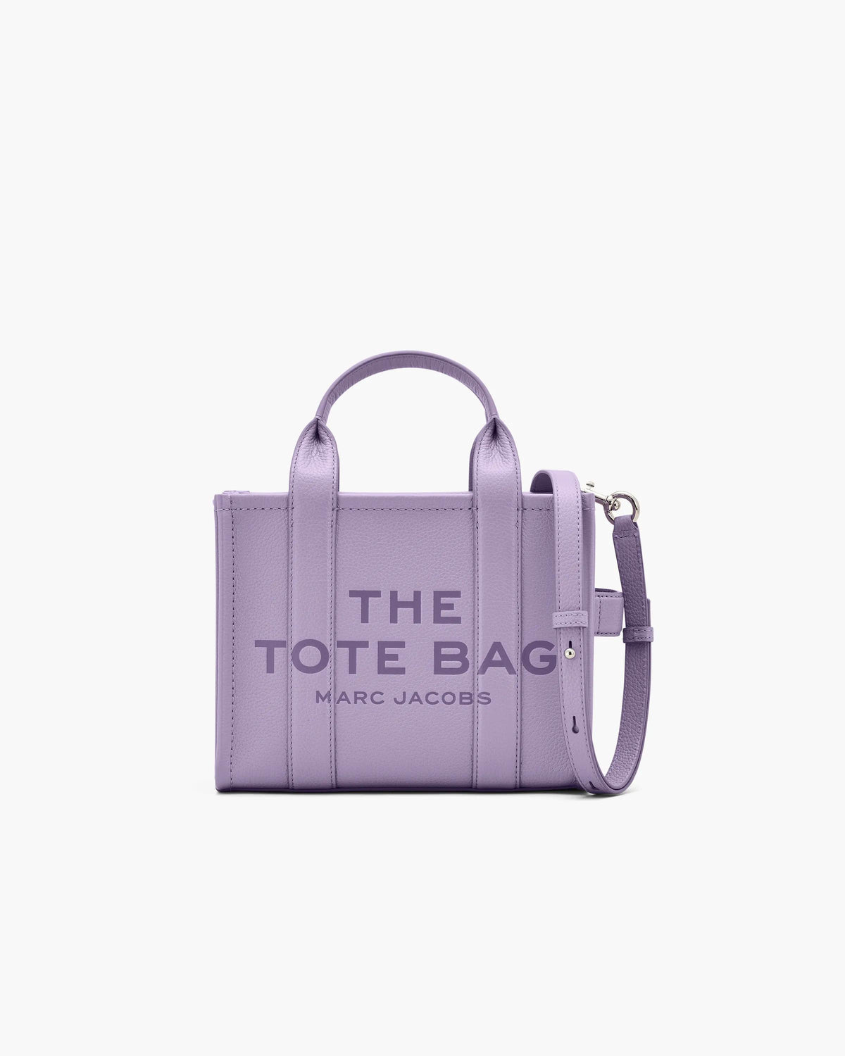Marc Jacobs Marc Jacobs The Leather Small Tote Bag in Lilac