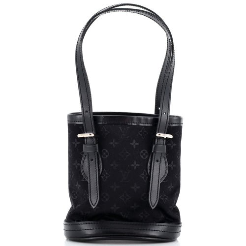 Bucket Bag Monogram Satin Mini