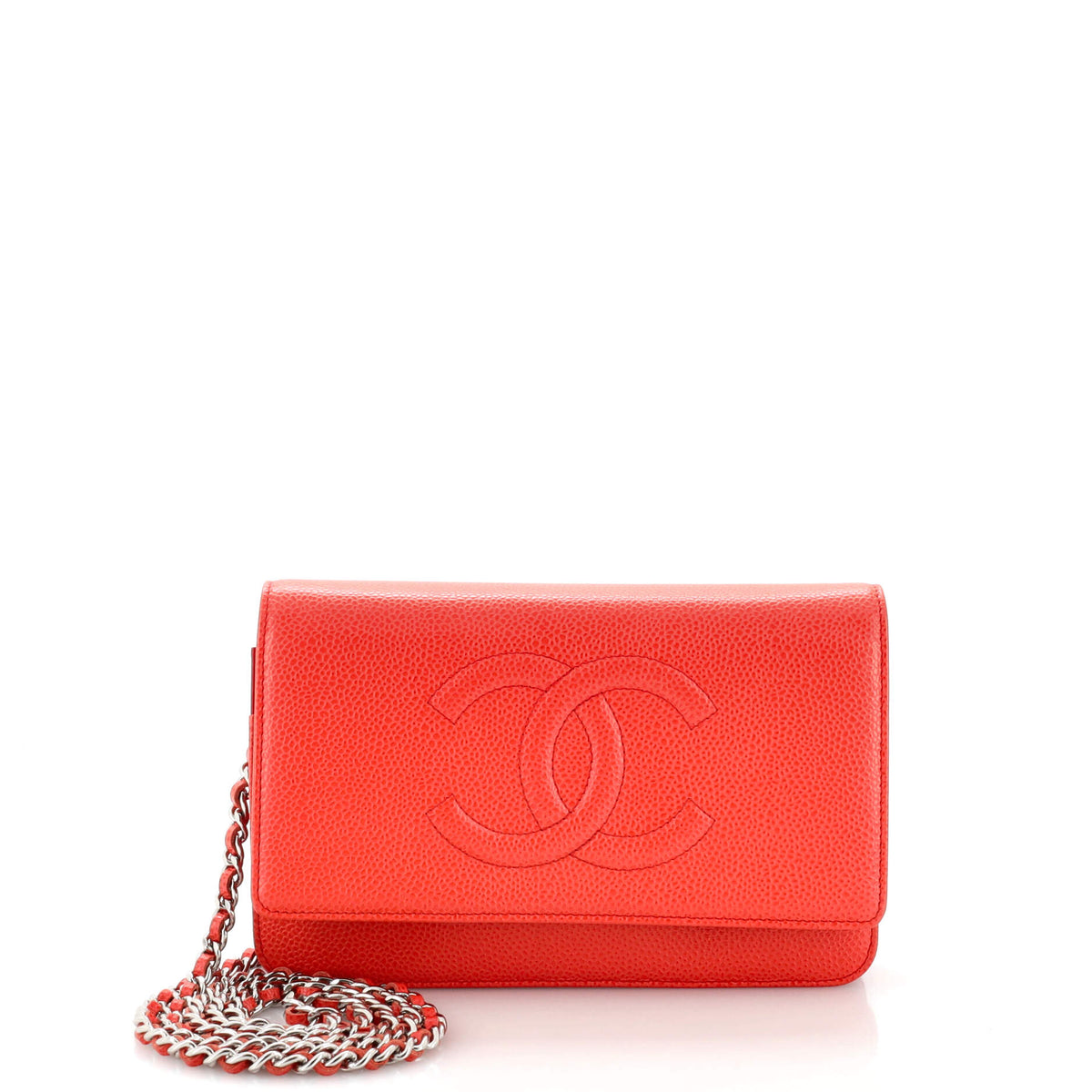 Chanel CHANEL Timeless Wallet on Chain Caviar