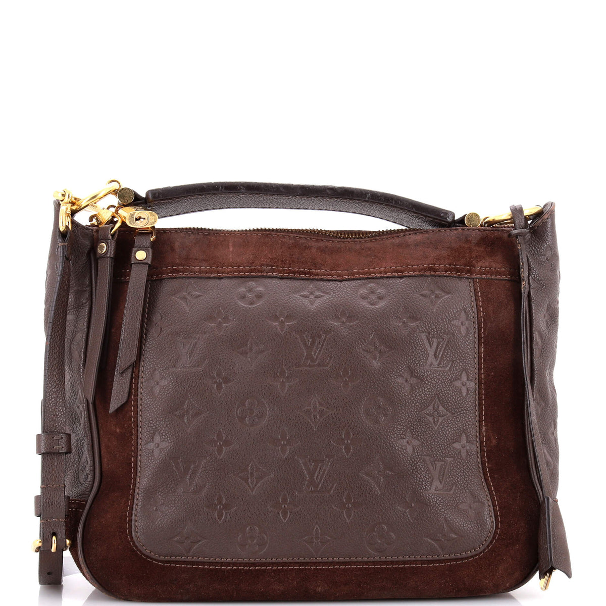 Louis Vuitton Audacieuse Handbag Monogram Empreinte Leather PM