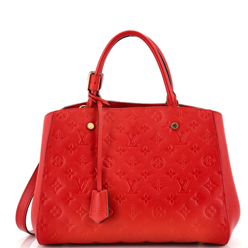 Montaigne Handbag Monogram Empreinte Leather MM