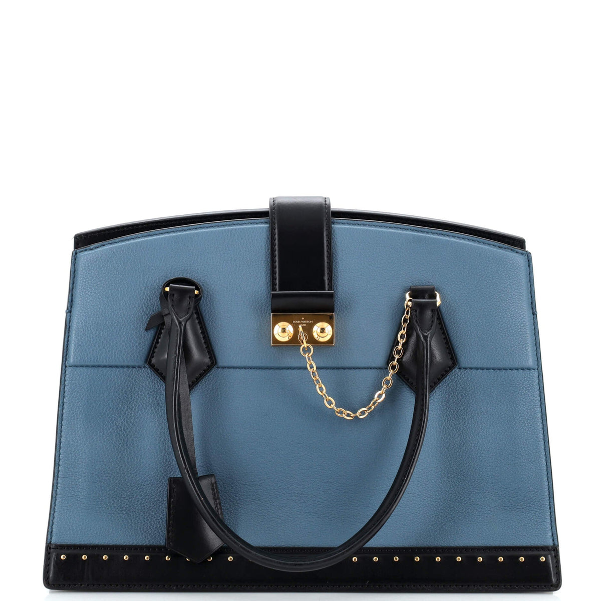 Louis Vuitton Cour Marly Handbag Leather with Studded Detail MM