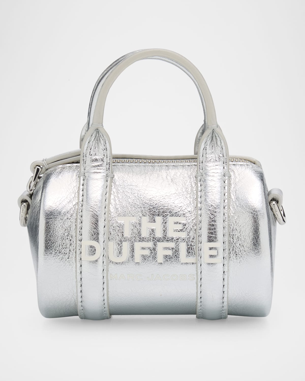 Marc Jacobs The Metallic Leather Nano Duffle Crossbody Bag