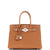 3-in-1 Birkin Bag Brown Togo and Swift with Toile and Palladium Hardware 30