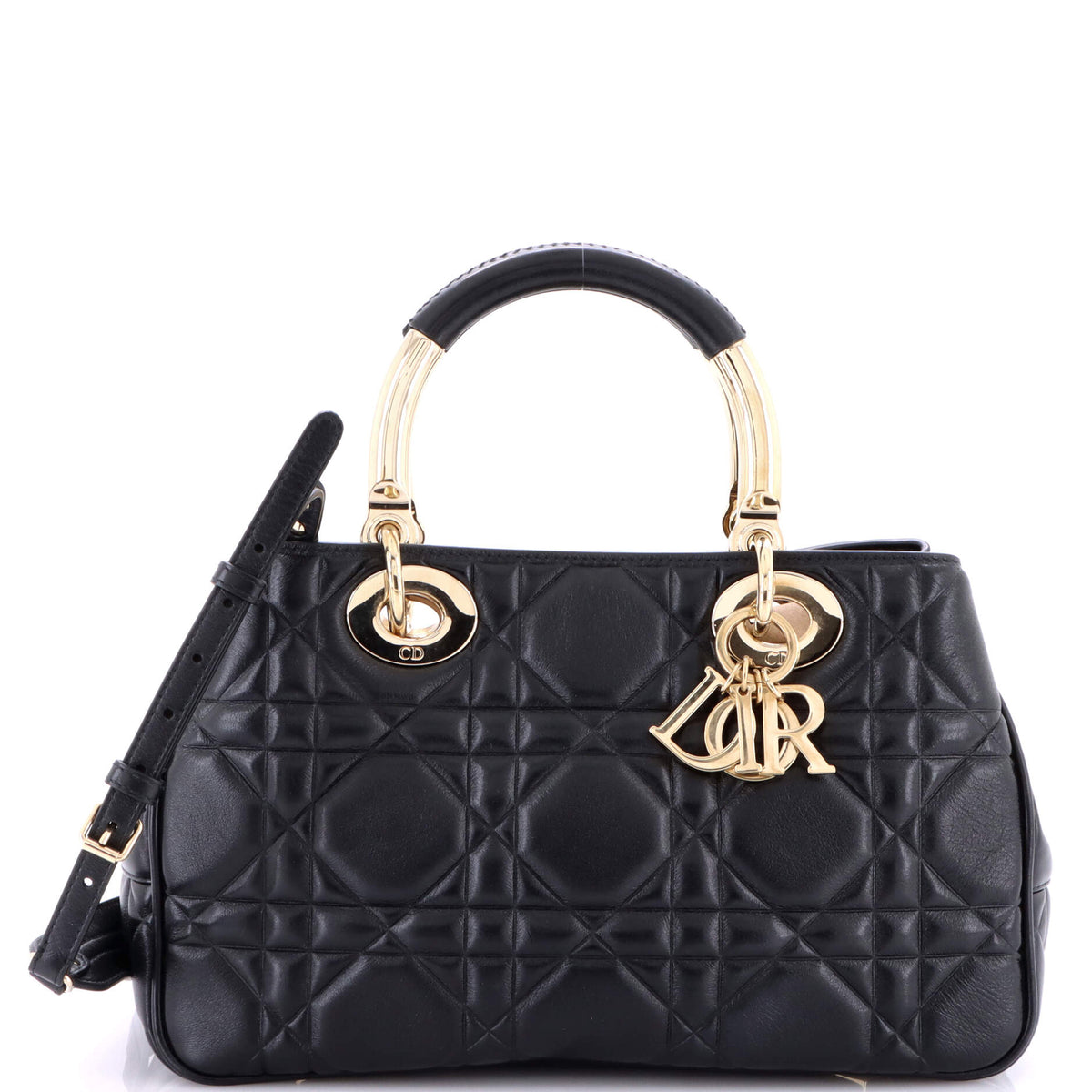 Christian Dior Lady 95.22 Bag Cannage Embossed Leather Medium