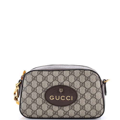 GUCCI Neo Vintage Camera Messenger Bag GG Coated Canvas