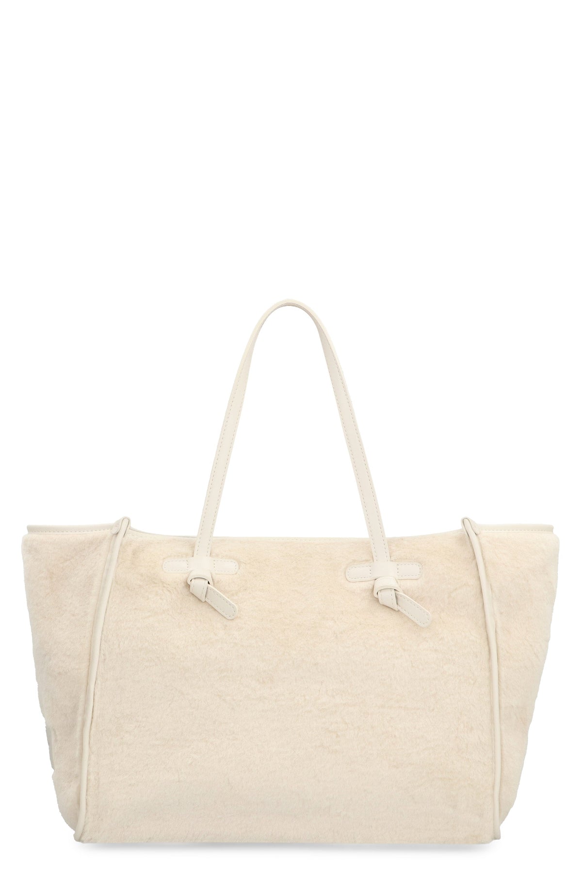 Gianni Chiarini Women's Marcella Faux Fur Tote in White | BS10670TEDDY Color 162