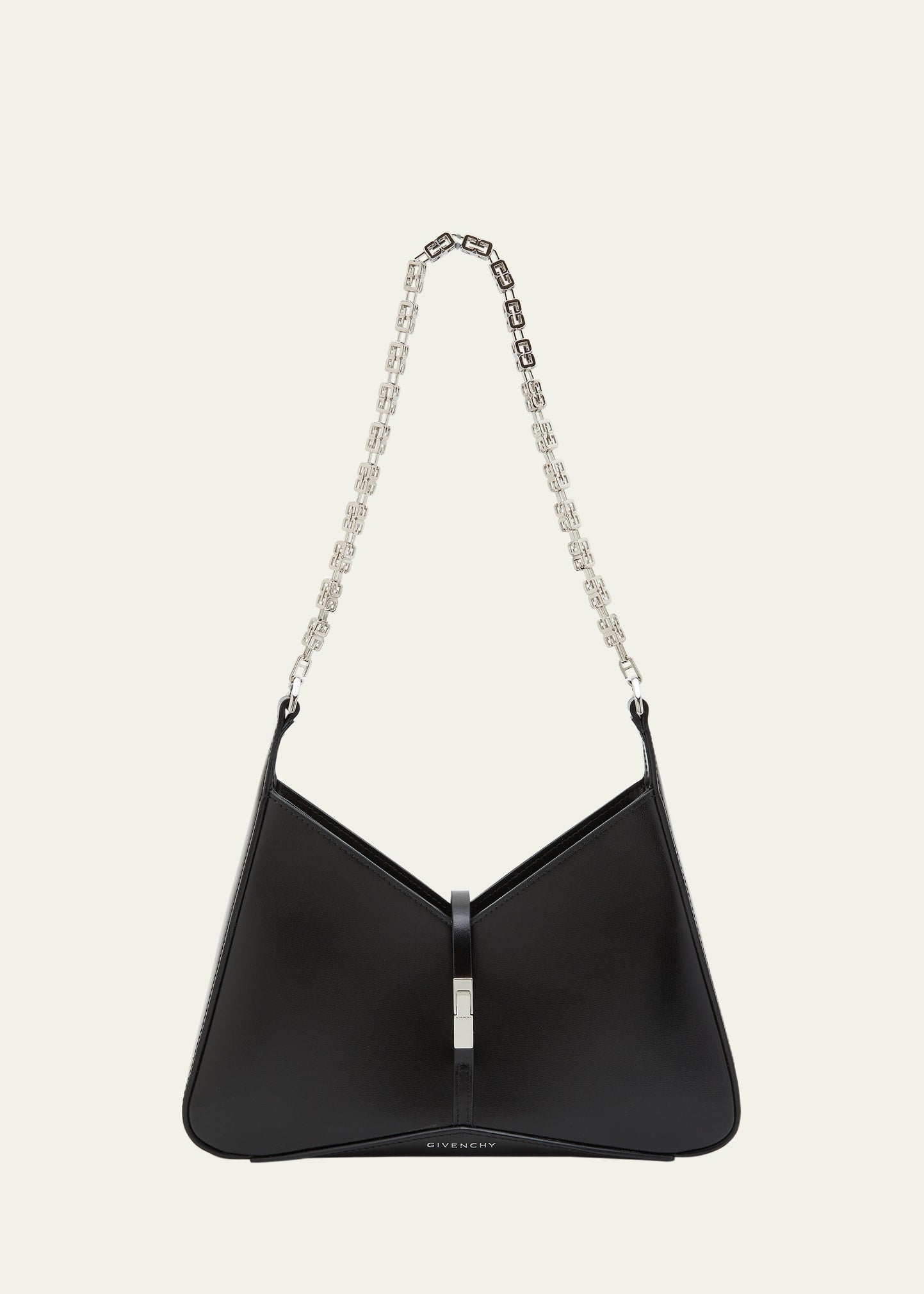 Givenchy Small Cutout Zip Shoulder Bag in Leather