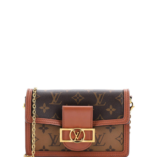 Dauphine Chain Wallet Reverse Monogram Canvas