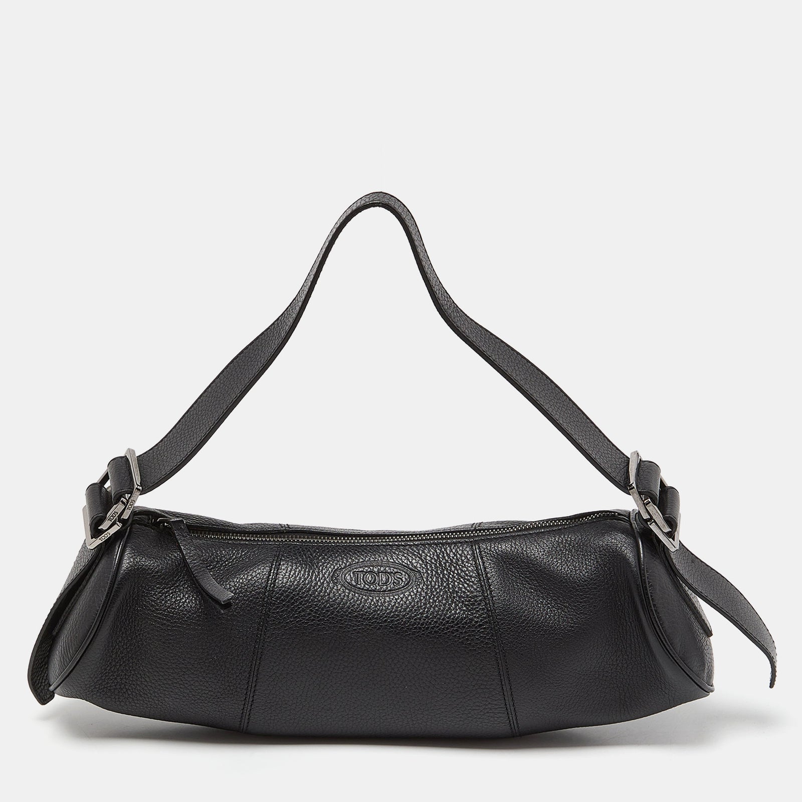 Tod's Black Leather Shoulder Bag