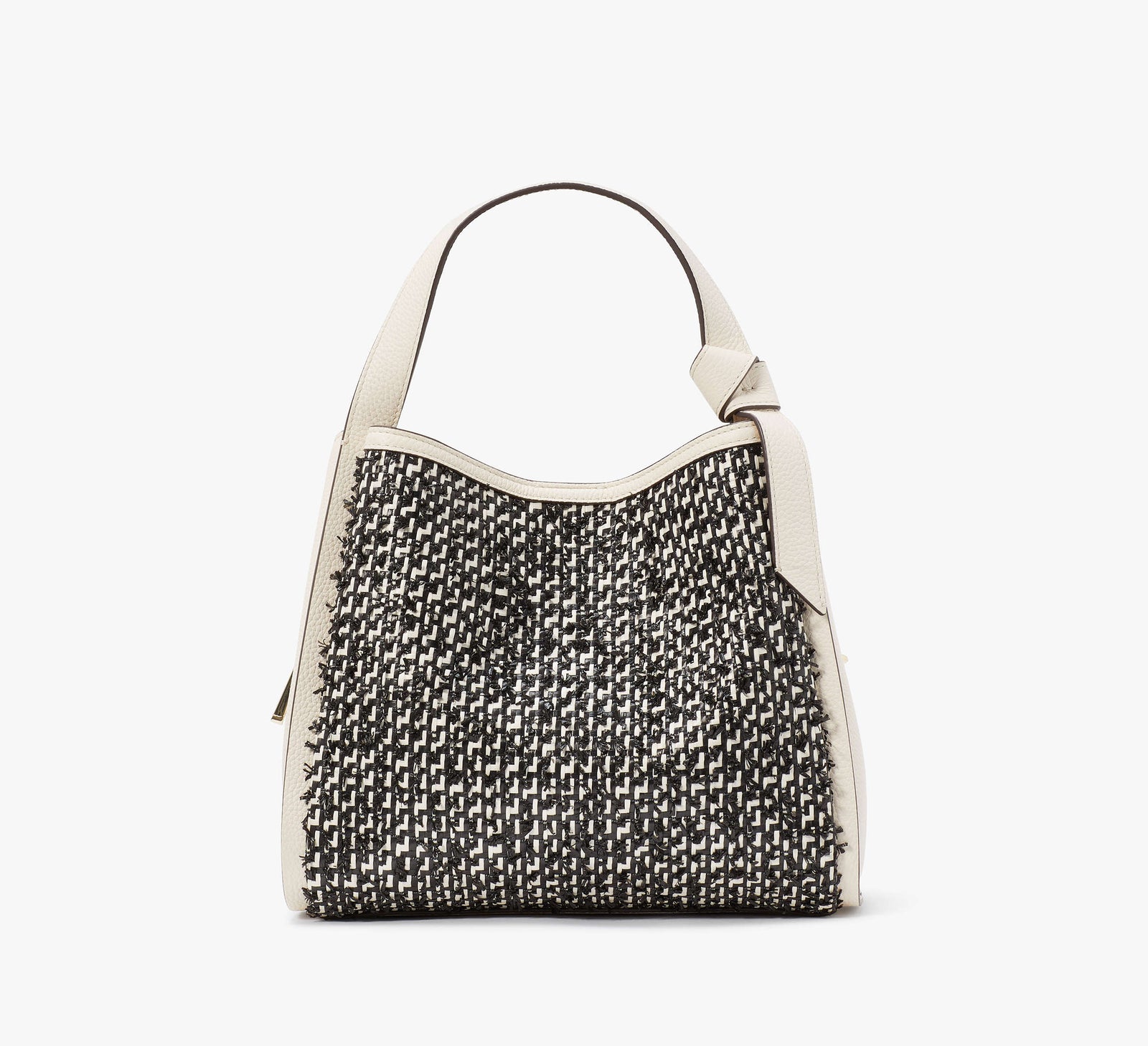 Kate Spade New York Knott Tote Bag zum Umhängen aus Bast-Tweed, mittelgroß