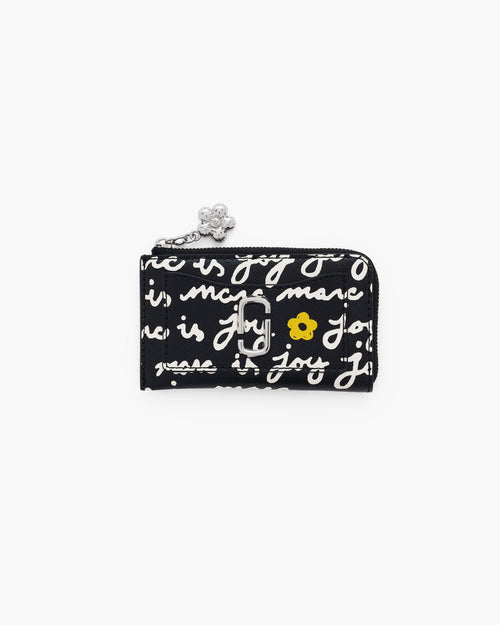 Marc Jacobs The Joy Utility Snapshot Top Zip Multi Wallet in Black Multi