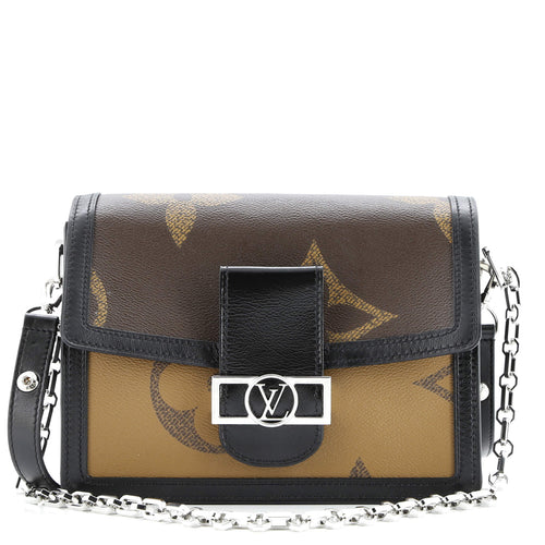 Dauphine Shoulder Bag Reverse Monogram Giant MM
