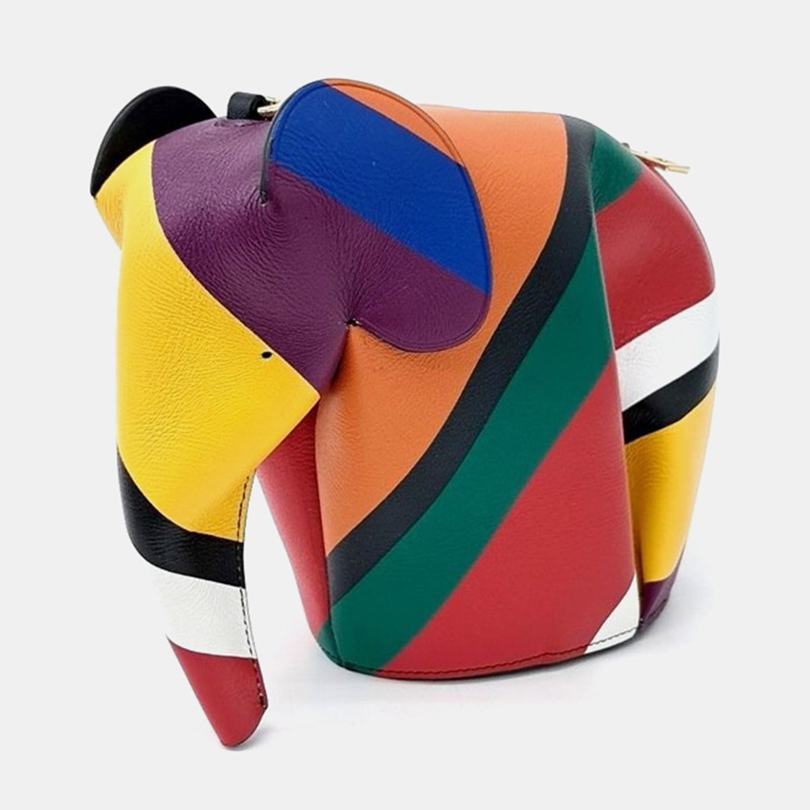 Loewe Multicolor Leather Elephant Crossbody Bag