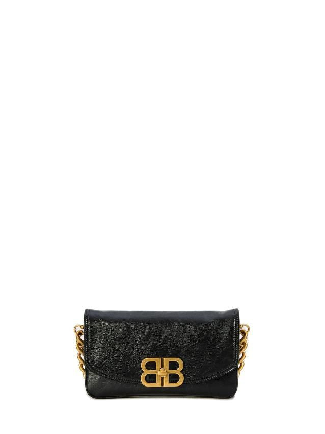 Balenciaga Women's Bag With Golden Closure Logo in Black | 7485982AAIZ10001000