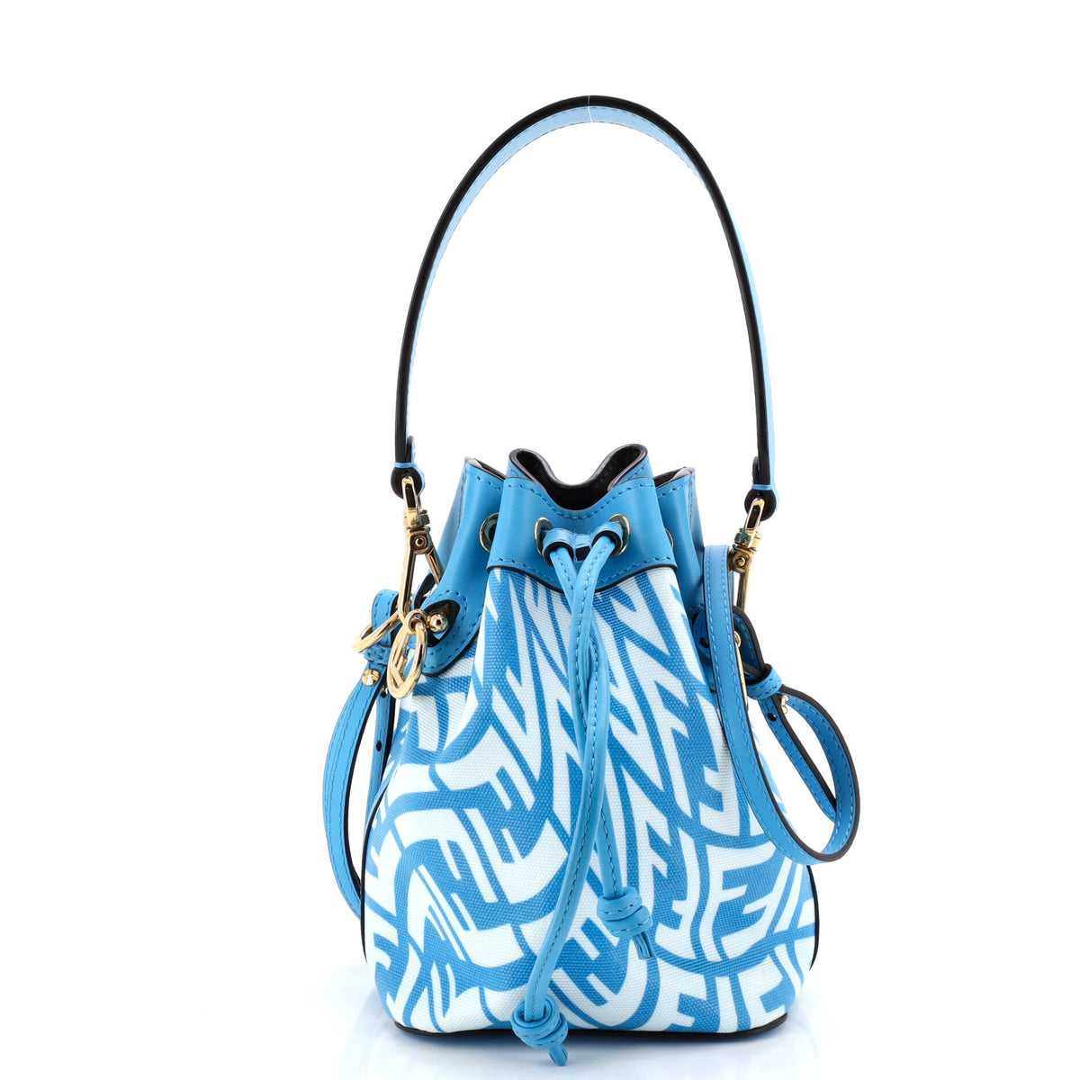 Fendi FENDI Mon Tresor Bucket Bag Vertigo Zucca Coated Canvas Mini