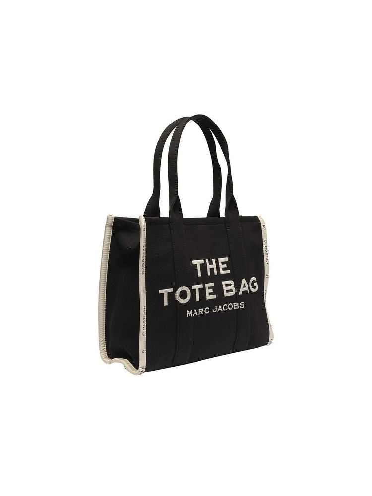 Marc Jacobs Marc Jacobs Tote Bag Logo - Embroidered Fabric - Black