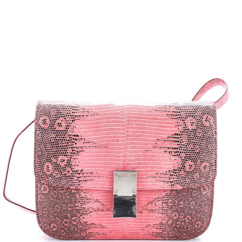 CELINE Classic Box Bag Lizard Medium