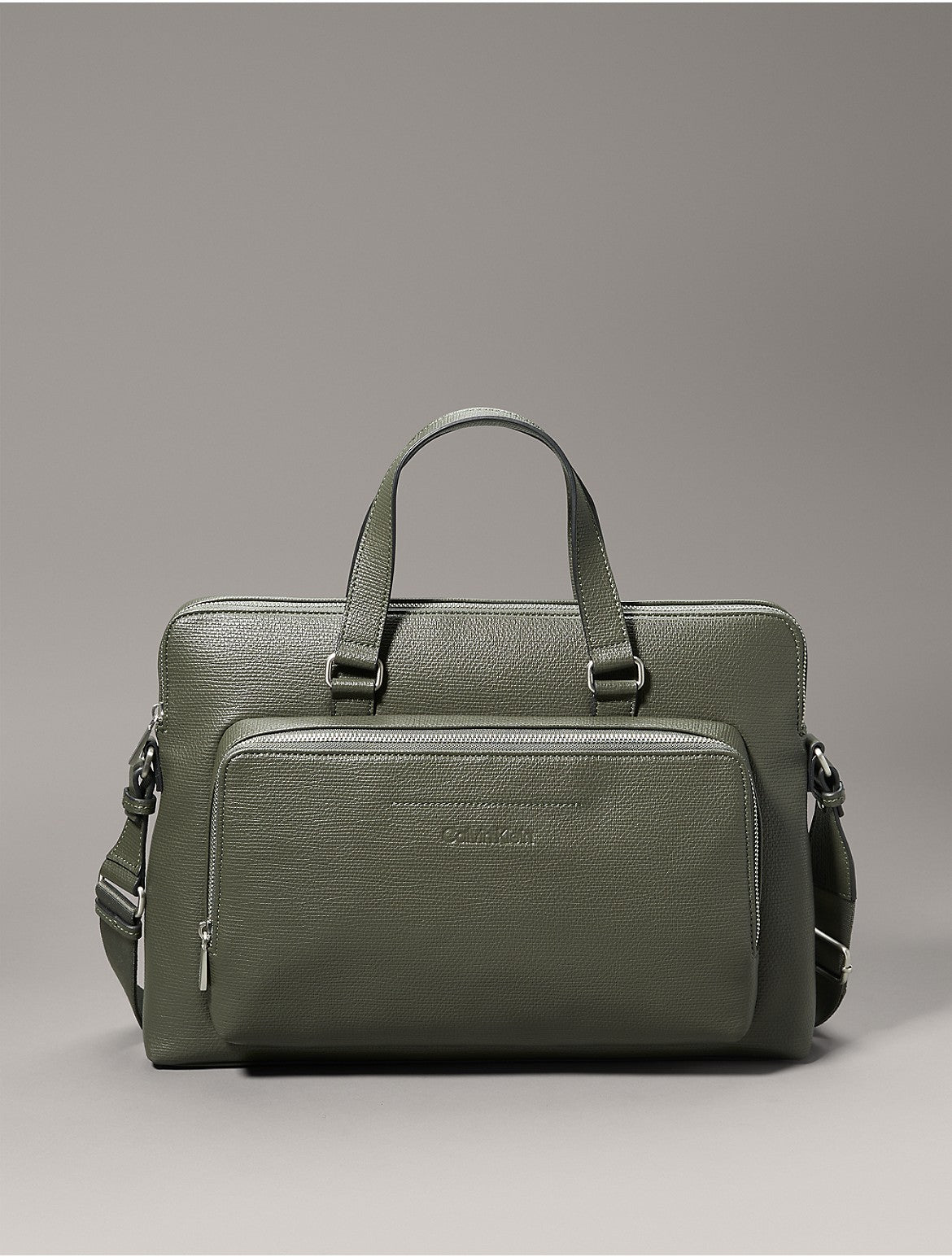 Calvin Klein Men's Refined Utility Commuter Bag - Grey