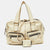 Cream Leather Betty Zip Satchel