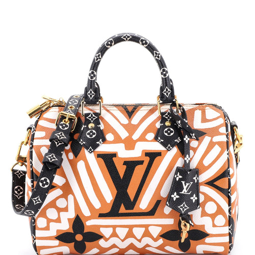 Speedy Bandouliere Bag Limited Edition Crafty Monogram Giant 25