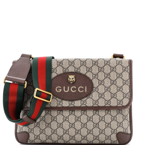 GUCCI Neo Vintage Flap Messenger GG Coated Canvas Medium