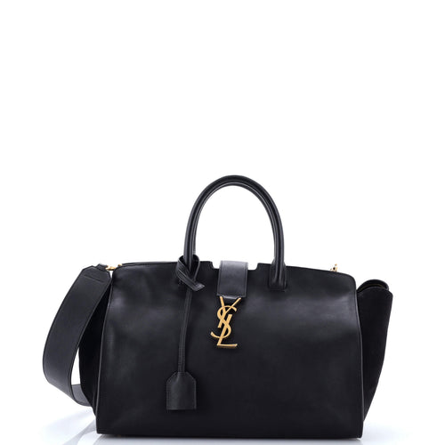 Monogram Cabas Downtown Leather with Suede Small