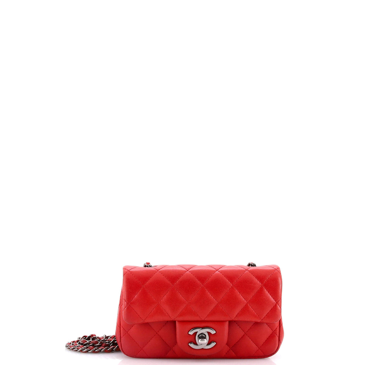 Chanel CHANEL Classic Single Flap Bag Quilted Lambskin Extra Mini