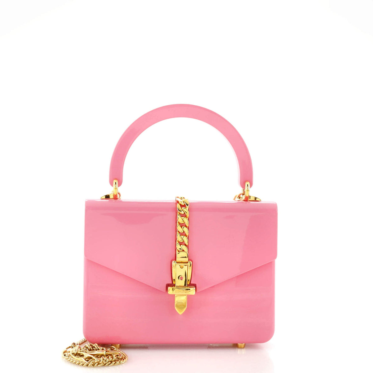 Gucci GUCCI Sylvie 1969 Top Handle Bag Plexiglass Mini