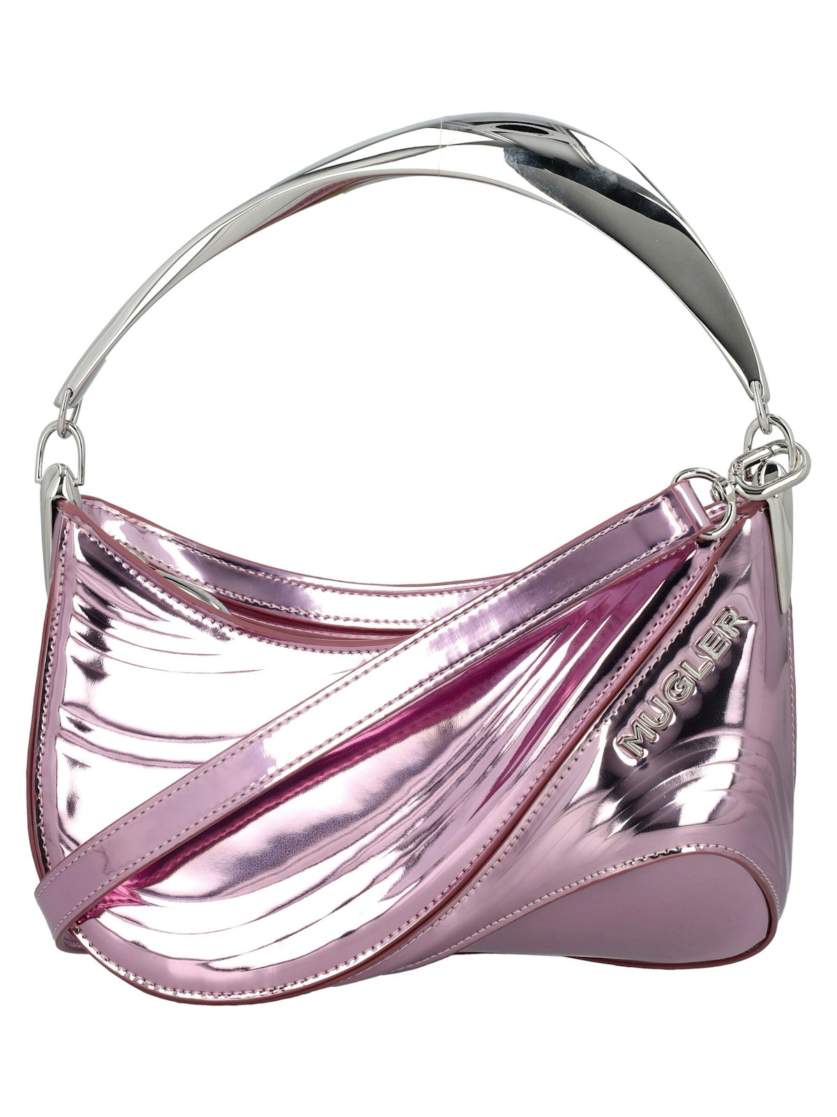 Mugler Women's Metallic Curve 01 in Pink/Metallic | 24PSA0039687 Color 3519