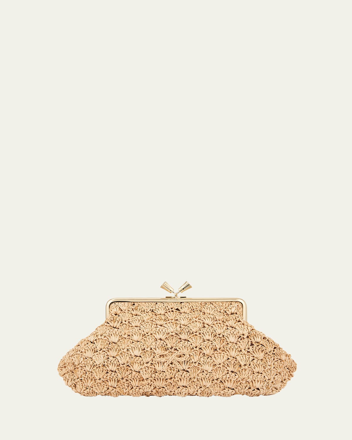 Anya Hindmarch Maud Large Straw Clutch Bag