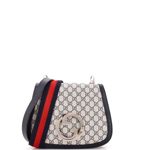 GUCCI Blondie NM Top Handle Bag GG Coated Canvas Medium