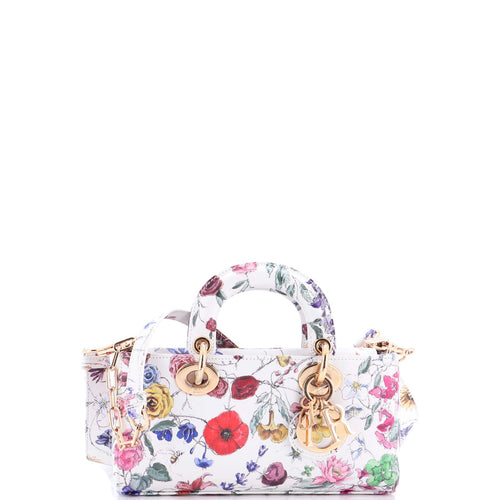 Lady D-Joy Bag Printed Leather Small