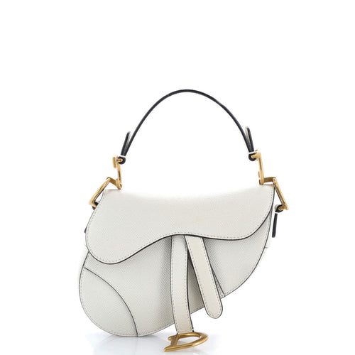 Saddle Handbag Leather Mini