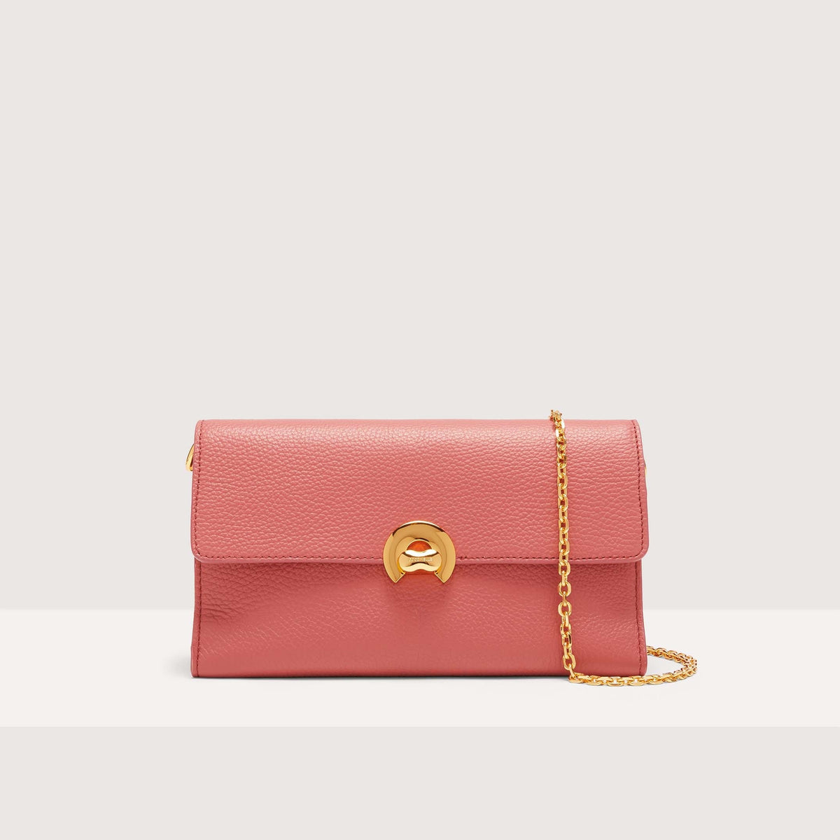 Coccinelle Grained Leather Shoulder Bag Binxie Medium