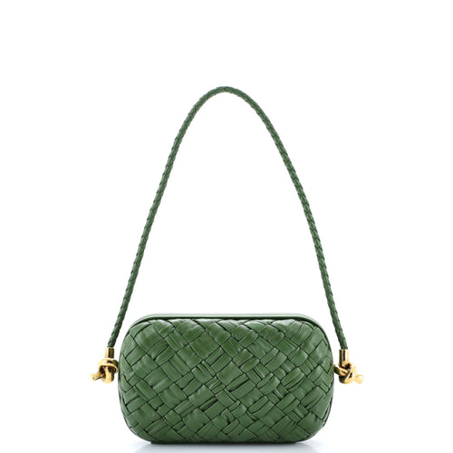 Knot Minaudiere on Strap Intrecciato Leather