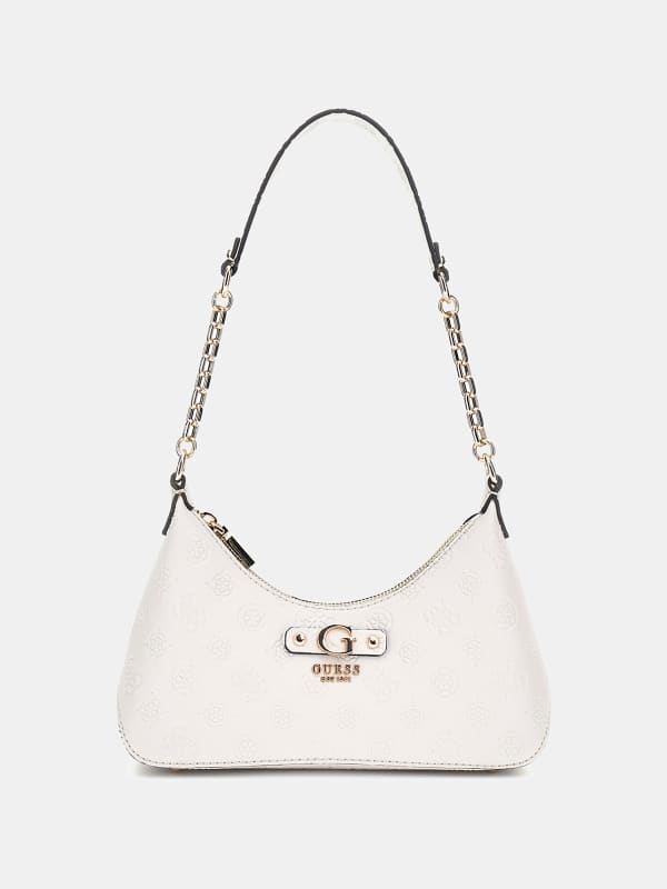 Guess Gerty 4G Peony Logo Shoulder Bag
