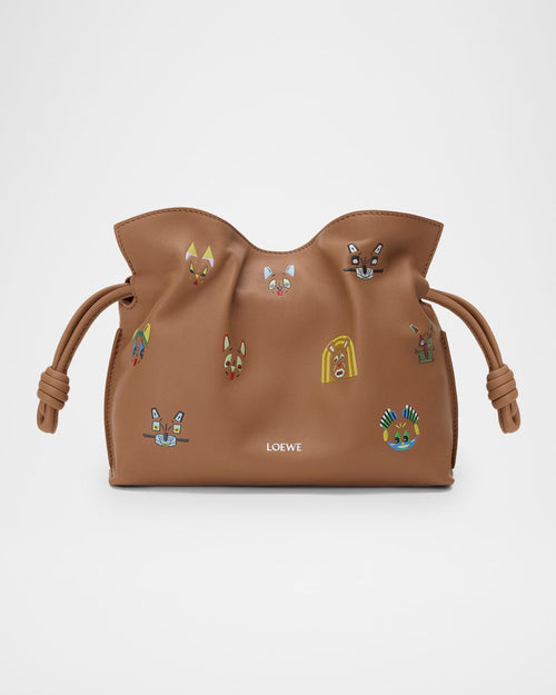 x Louis Wain Flamenco Clutch Bag in Leather