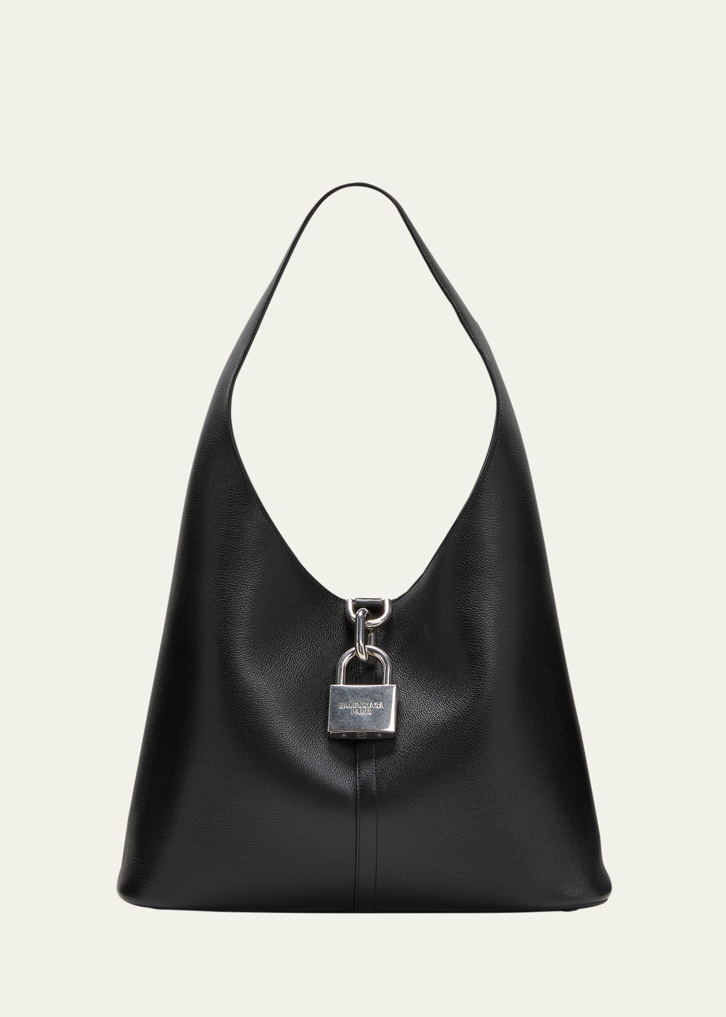 Balenciaga Locker Medium Leather Hobo Bag