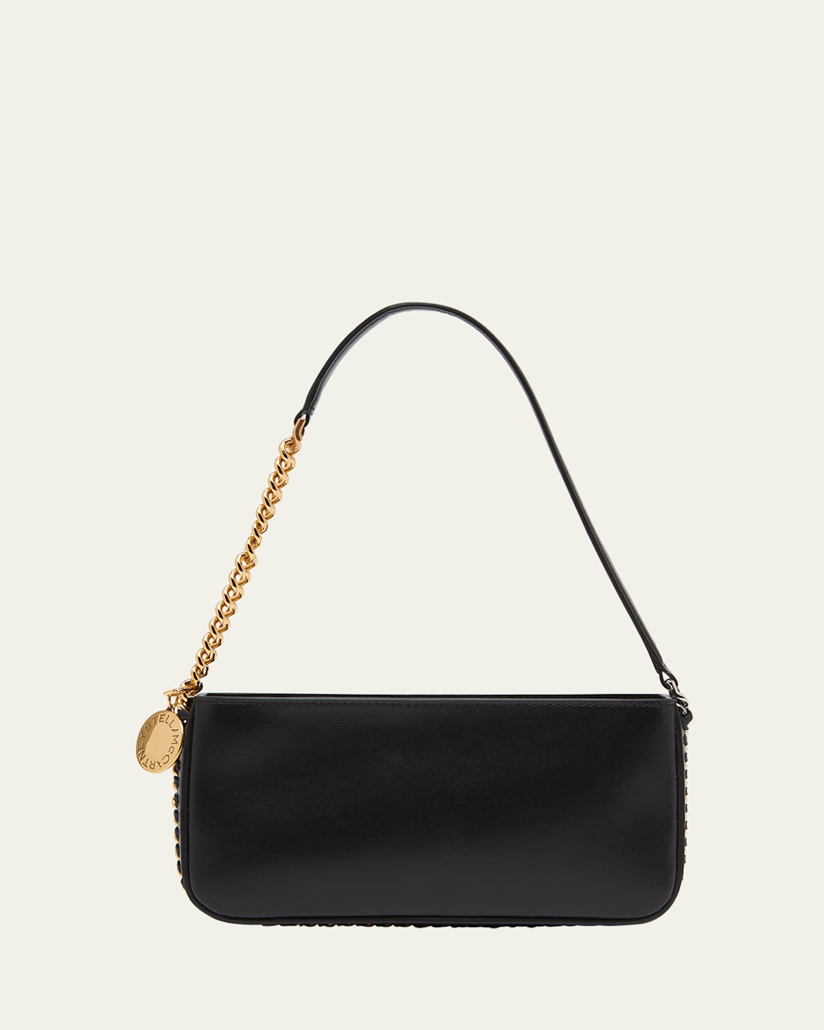 Stella McCartney Frayme Alt-Leather Chain Shoulder Bag