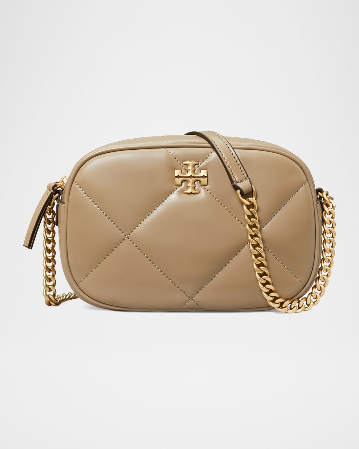 Tory Burch Kira Diamond-Quilted Leather Crossbody Bag