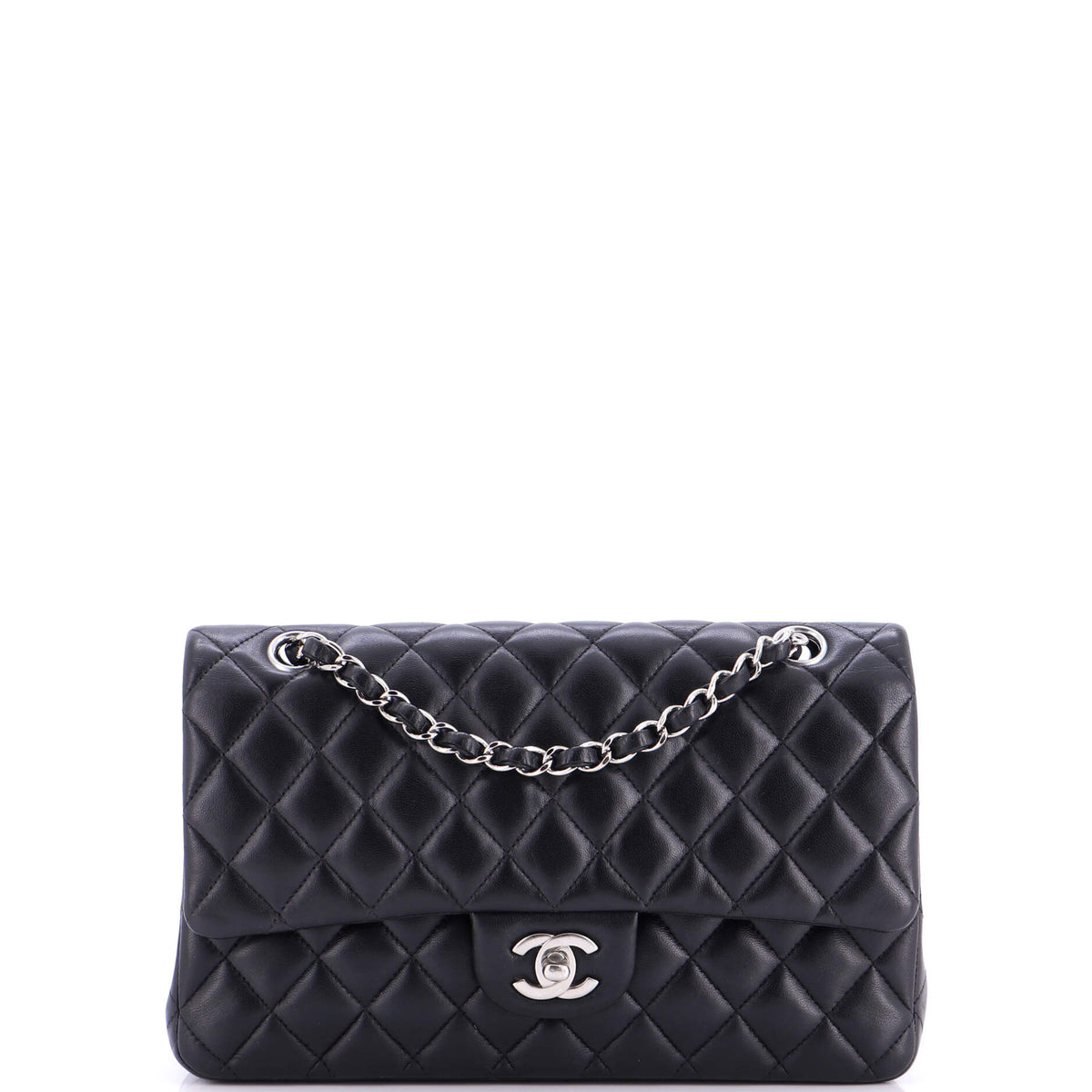 Chanel CHANEL Classic Double Flap Bag Quilted Lambskin Medium