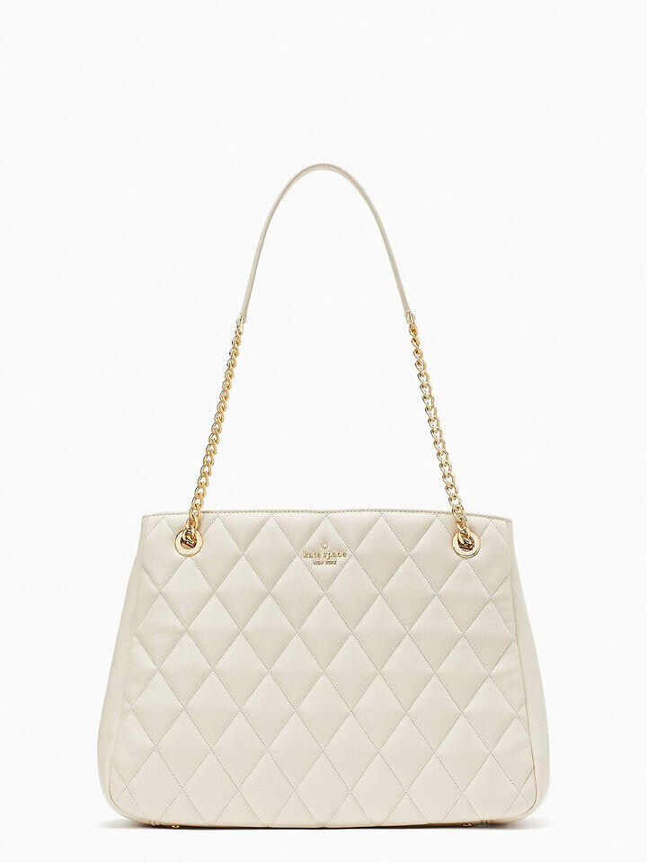 Kate Spade Au Carey Smooth Quilted Leather Tote