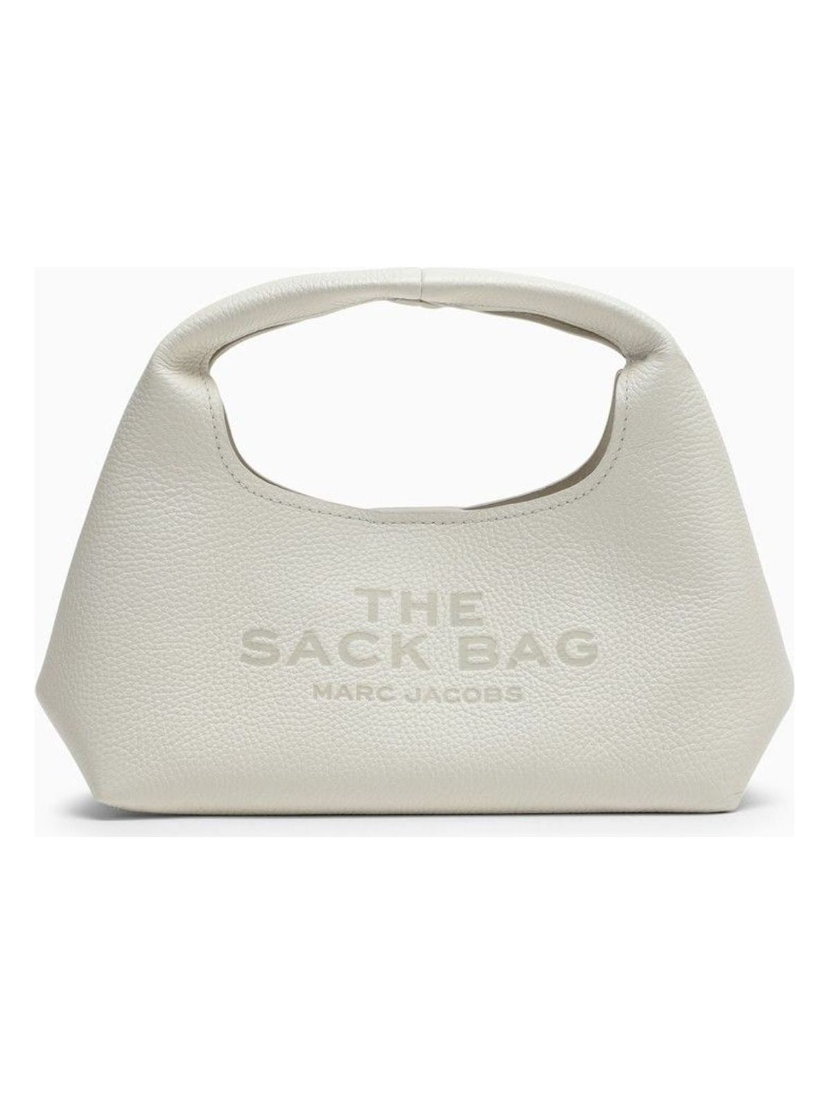 Marc Jacobs Women's The Mini Sack Leather Bag in White | 2F3HSH020H01LE