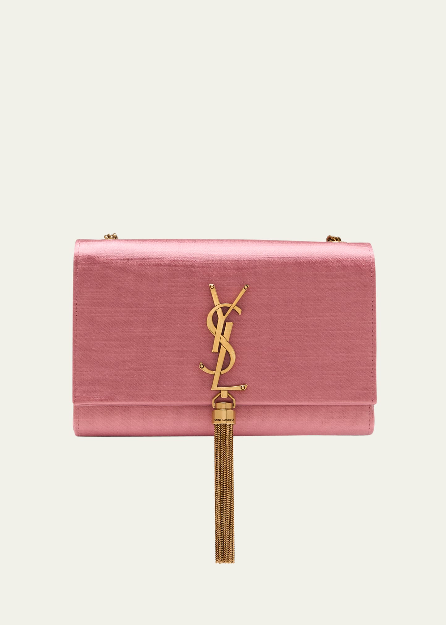 Saint Laurent Kate Small Tassel YSL Crossbody Bag in Satin