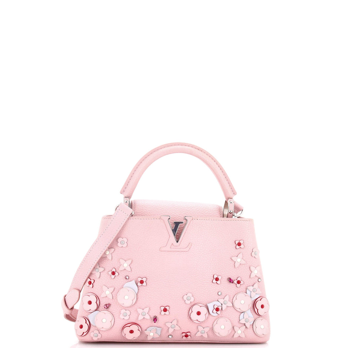 Louis Vuitton Capucines Bag Leather with Embellished Detail BB