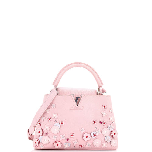 Capucines Bag Leather with Embellished Detail BB
