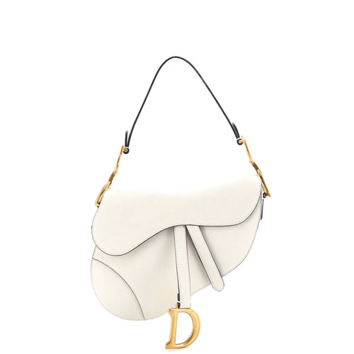 Saddle Handbag Leather Medium