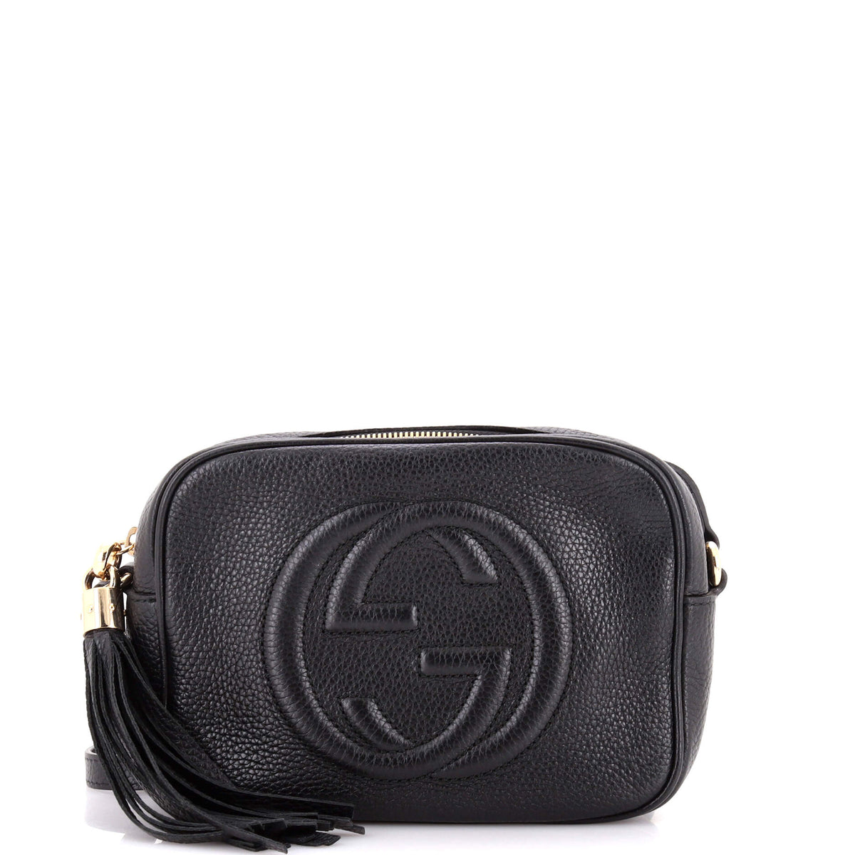 Gucci GUCCI Soho Disco Crossbody Bag Leather Small