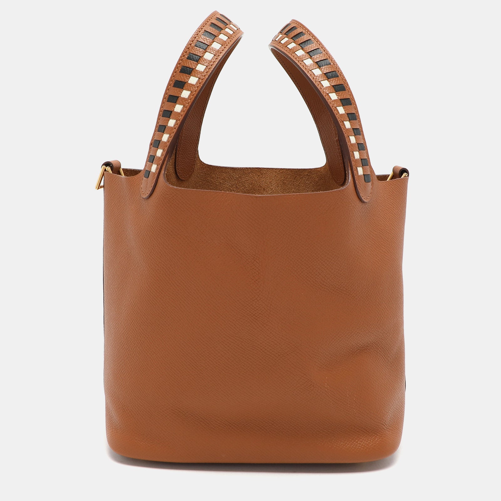 Herm?s Tressage PM-Tasche aus Epsom-Leder mit Picotin-Verschluss in Gold